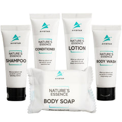 Avistar hotel shampoo bulk set in premium bottles for a refreshing guest experience