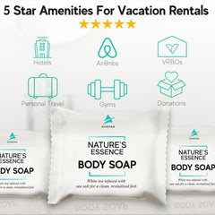 Avistar individually wrapped soap bars ensuring hygiene and freshness