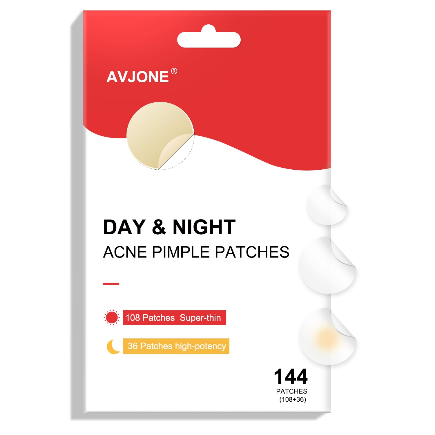 AVJONE pimple patches on face provide invisible daytime coverage and protection