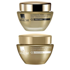 AVON Anew Ultimate Night Cream jar for overnight nourishment and skin revitalization.