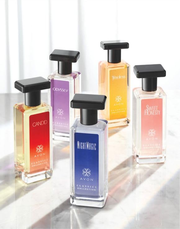 AVON Night Magic packaging detail suitable for gift-ready presentation