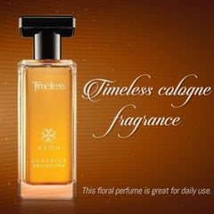 Cap close-up of AVON Classics Timeless for refined routine.