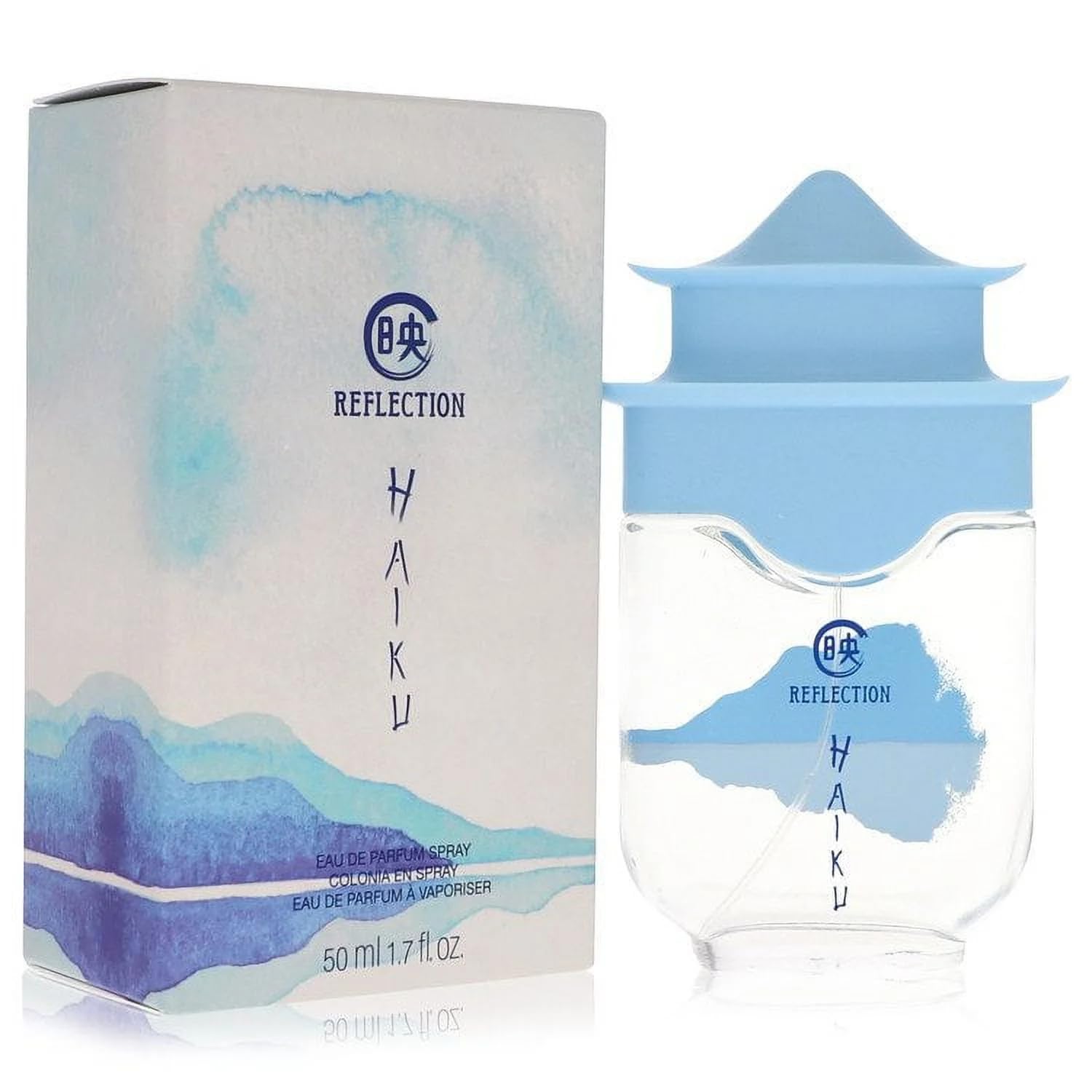 AVON Haiku Reflection bottle pour, refreshing daily scent for modern wear.