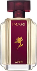 AVON Imari bottle front view shows amber floral charm for daily elegance.