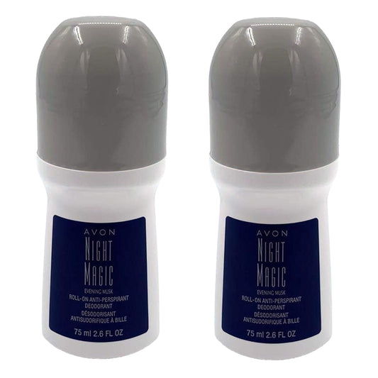 AVON Night Magic Evening roll-on deodorant with 75 ml bonus size for long-lasting protection