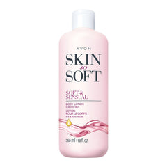 AVON Skin So Soft Soft & Sensual bottle with argan oil for deep hydration