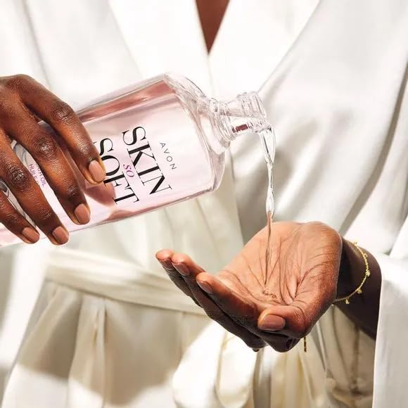Avon Skin So Soft Soft & Sensual Bath Oil spa-like moment captures indulgent scent