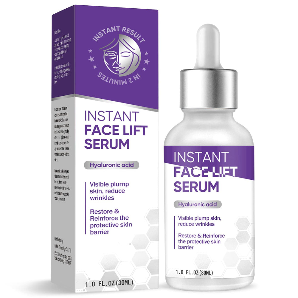 AVPAVP Instant Face Lift Serum bottle with pump cap for quick lifting.