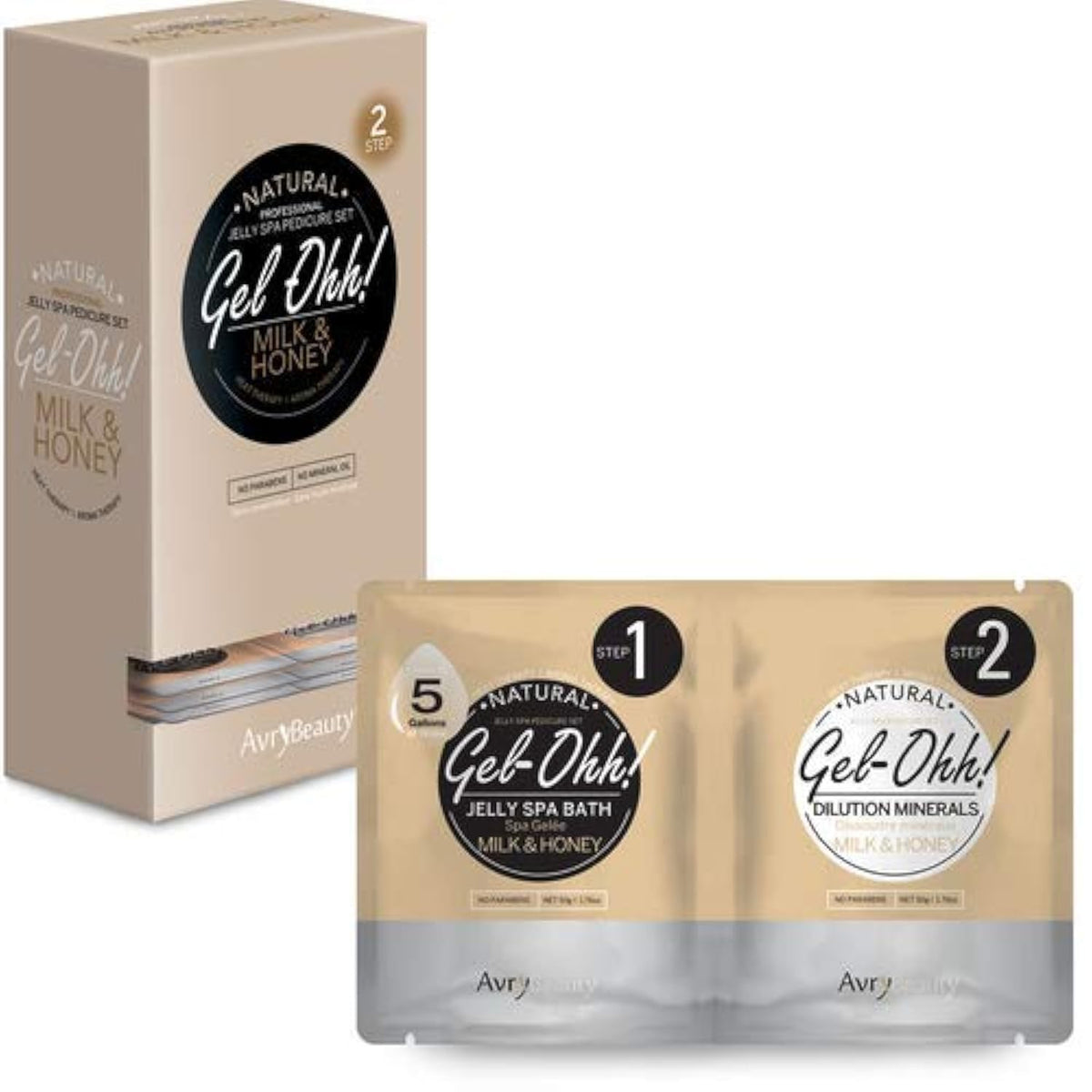 Avry Gel-Ohh Jelly Spa Bath Milk & Honey nourishes and hydrates skin during a relaxing bath