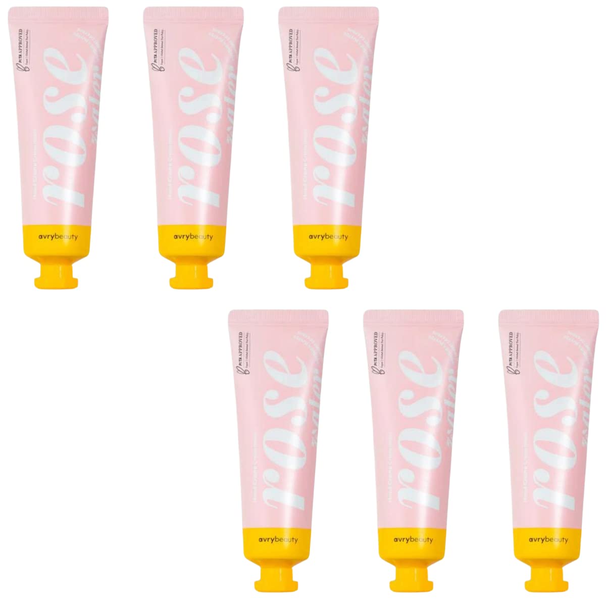 AVRYBEAUTY Rose Water Shea Butter Lotion Set with rose scent for refreshed skin.