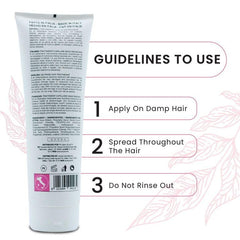 Avyna Hair nourishment application swatch demonstrates even distribution