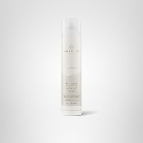 Awapuhi Wild Ginger hairspray bottle and label highlight sustainability