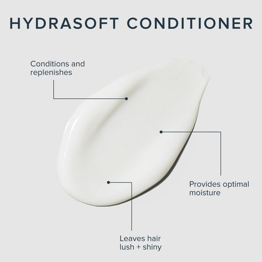 Paul Mitchell Awapuhi Wild Ginger HydraSoft conditioner bottle side highlights nourishing oils for smoother hair