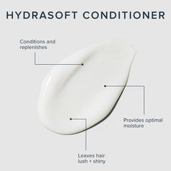 Paul Mitchell Awapuhi Wild Ginger HydraSoft conditioner bottle side highlights nourishing oils for smoother hair