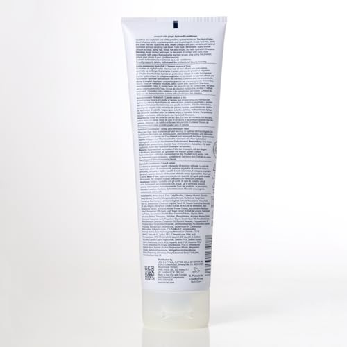 Eco packaging detail notes PCR content and sustainability for Awapuhi HydraSoft