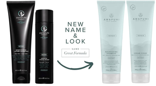 Awapuhi Wild Ginger Keratin Cream Rinse bottle—detangles and strengthens with KeraTriplex for healthier-looking strands.