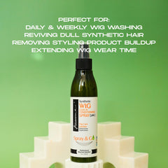 Spa-day scene featuring Awesome wig care for pampering and easy styling.