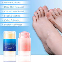 Awjsde foot cream blue bottle closeup highlights cooling moisture for dry skin