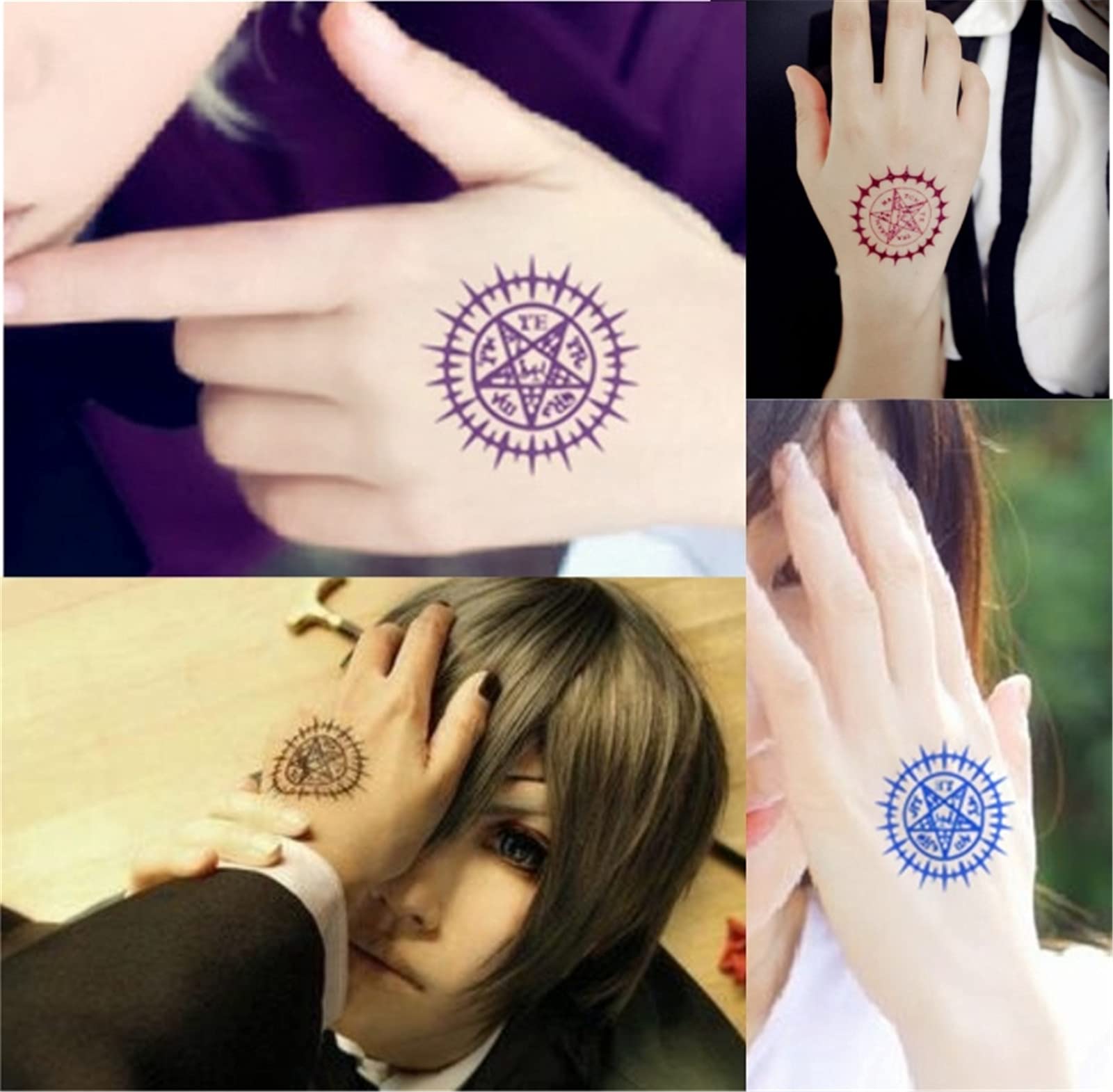 AwwwCos leg tattoo for cosplay, durable and waterproof.