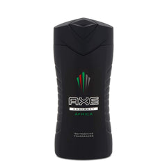 AXE Africa body wash six-pack ready for shared use.