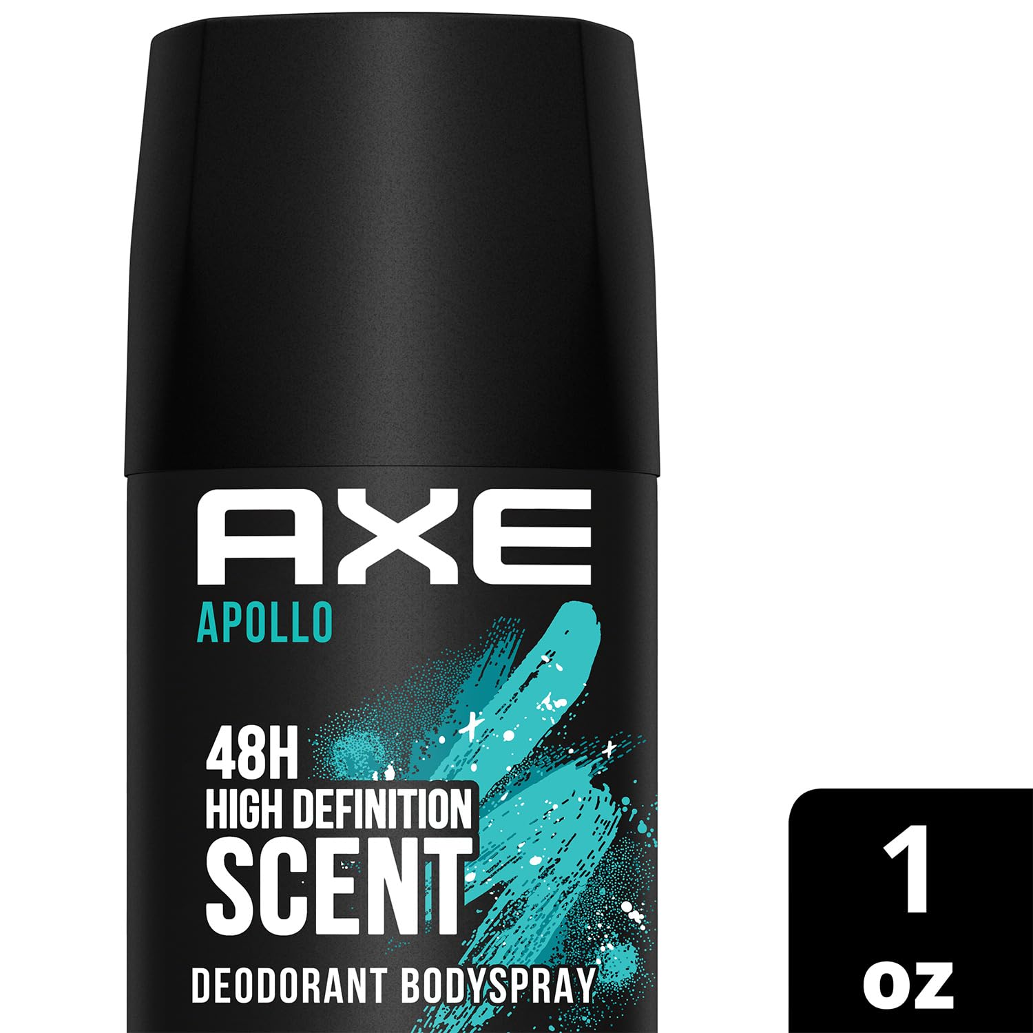Travel-size AXE Apollo in a toiletry bag for flights