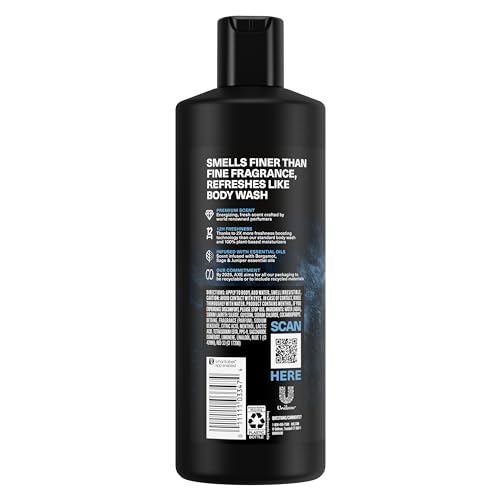 AXE Aqua Bergamot bottle back label highlights paraben-free, plant-based moisturizers