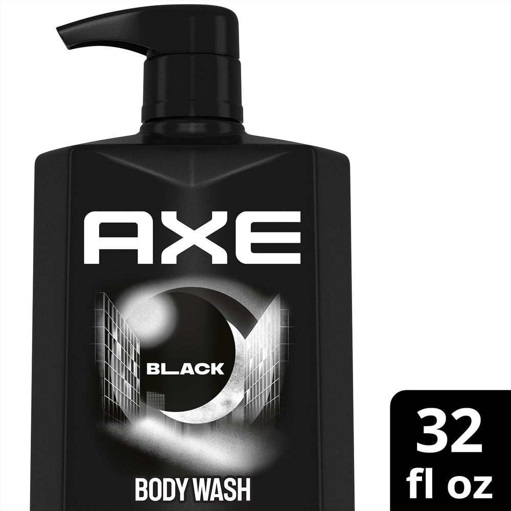AXE Black bottle-back label highlights plant-based moisturizers