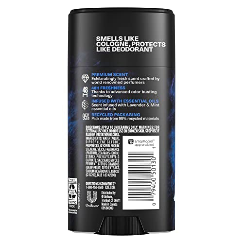 AXE Blue Lavender packaging front highlights premium fragrance collection.