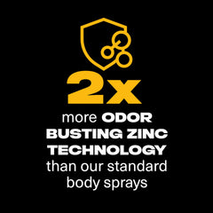 Display emphasizes 72-hour freshness and odor control claims.