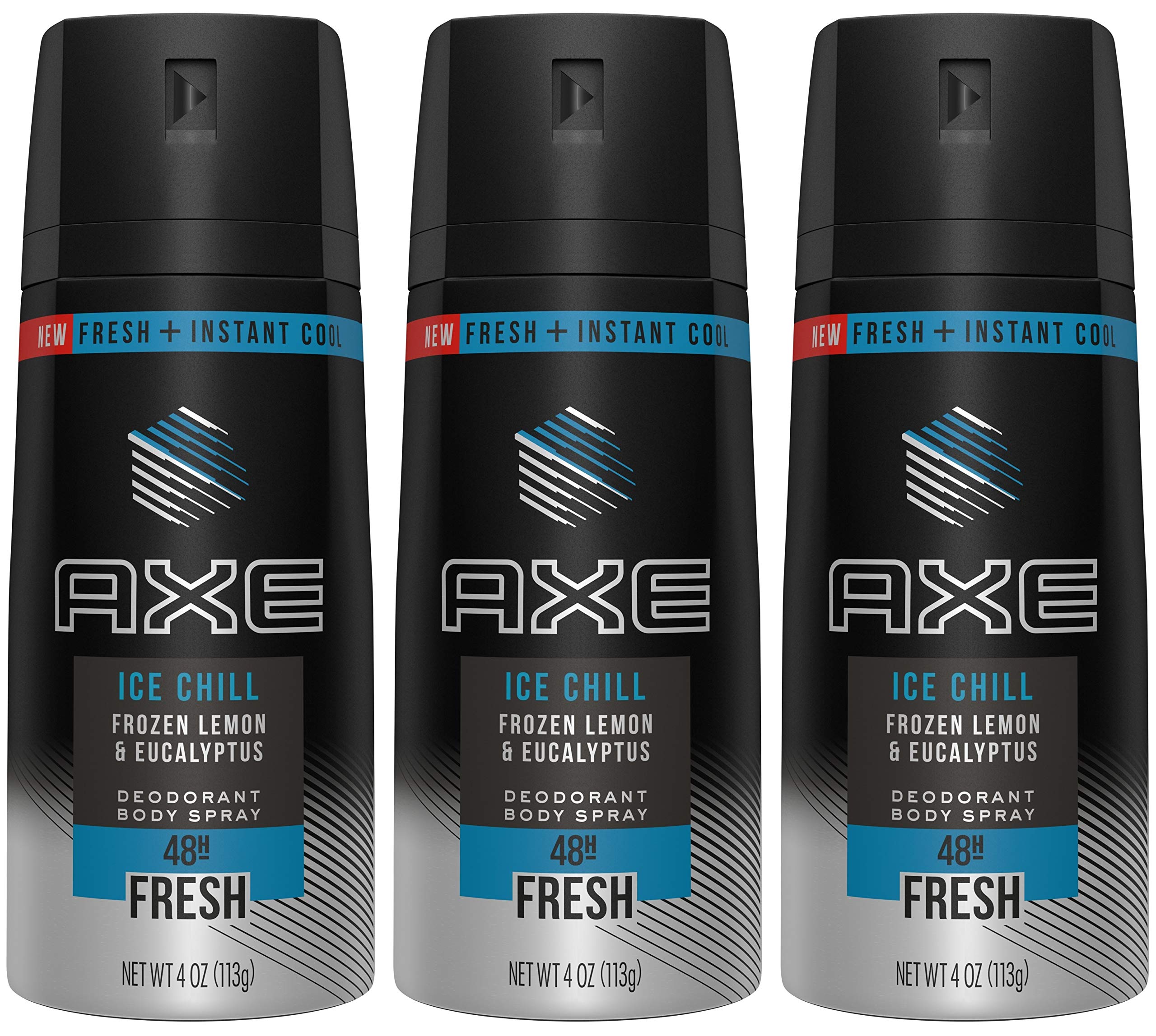 Axé Ice Chill deodorant bottle front showing fresh lemon-mint aroma for everyday use