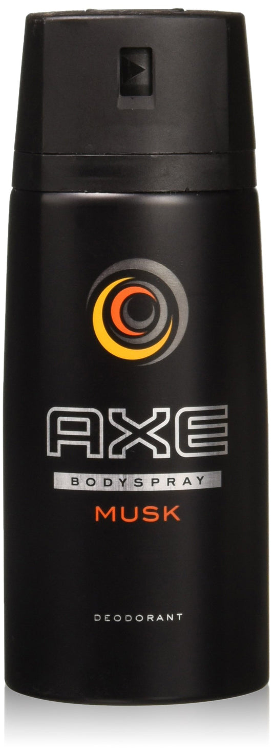 AXE Musk body spray bottle front view for everyday freshness