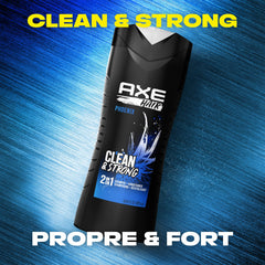 AXE Phoenix 2-in-1 hair ready for quick styling