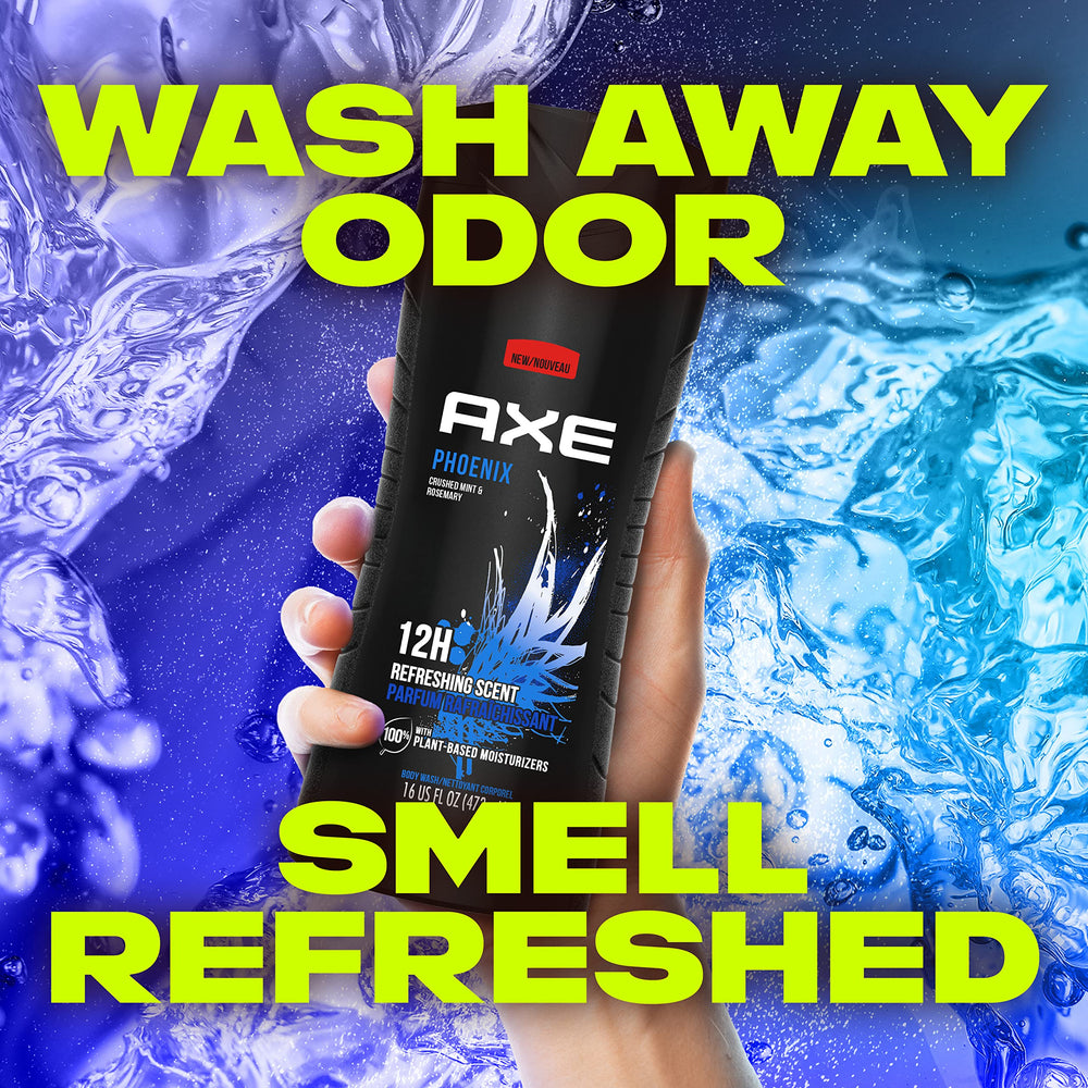 AXE Phoenix product-shot-multi displays four 16 oz bottles.