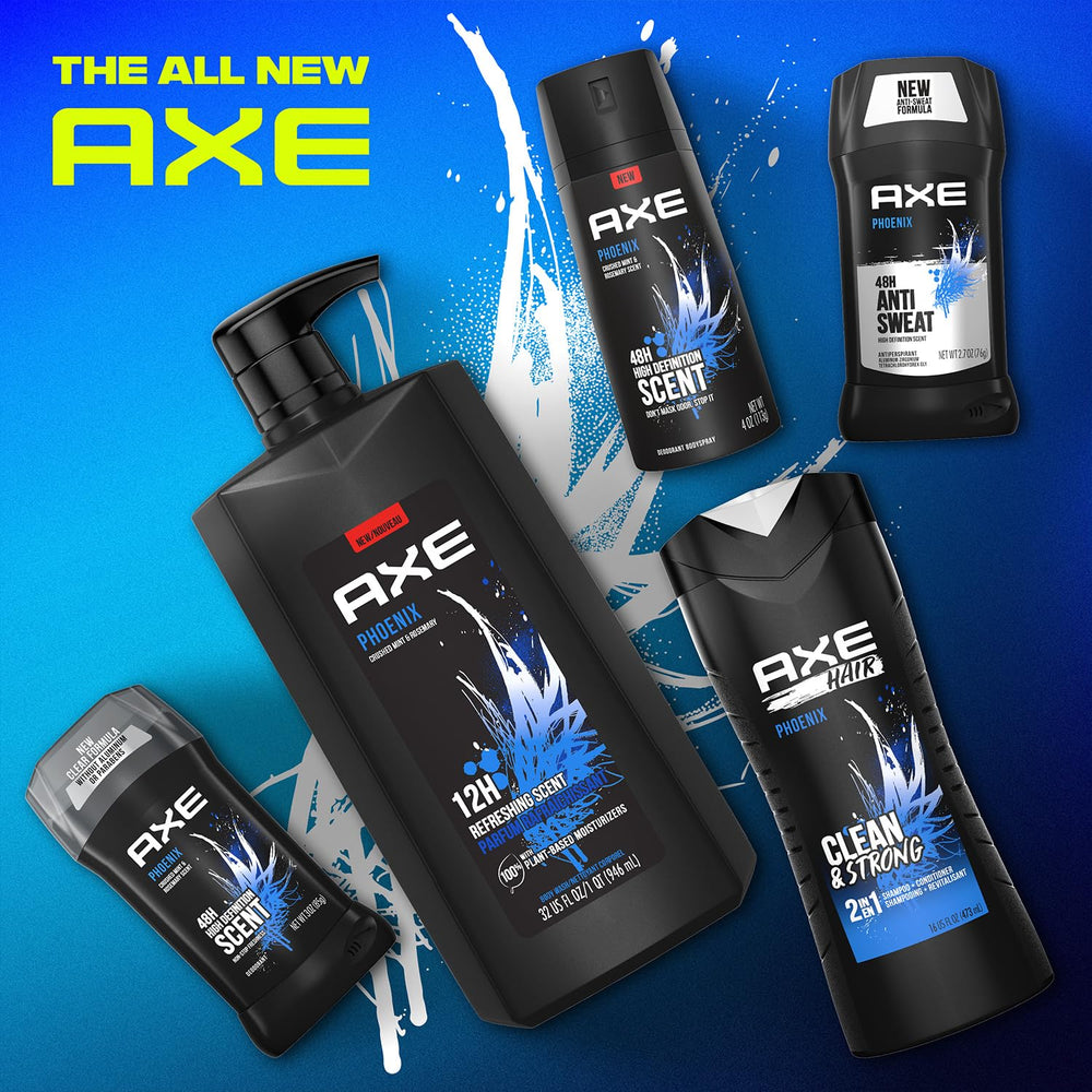 Recycled bottle design underlines AXE’s sustainability efforts.