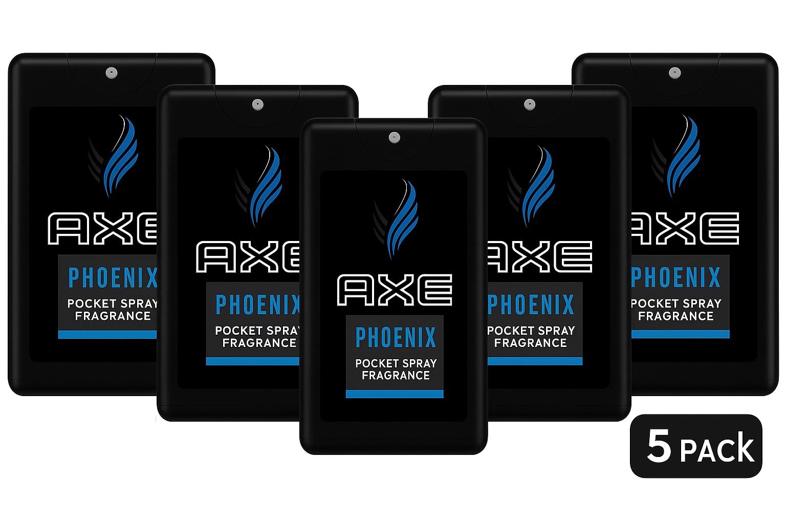 AXE Phoenix travel-size packaging shown for easy travel.