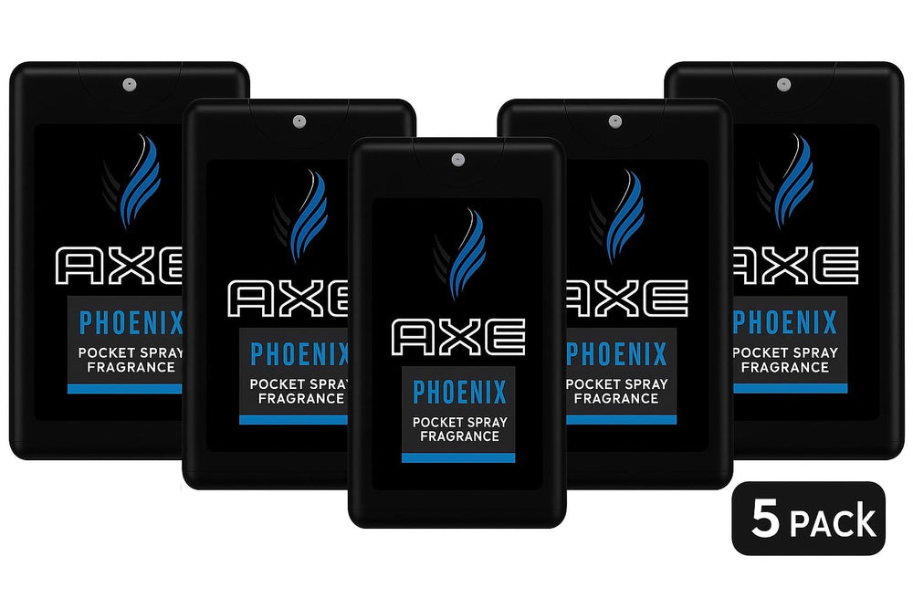 AXE Phoenix travel-size packaging shown for easy travel.