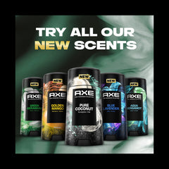 AXE Pure Coconut deodorant stick with essential oils, aluminum-free.