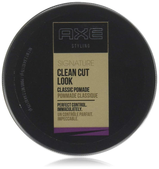 AXE Refined pomade texture close-up shows smooth finish and easy styling.