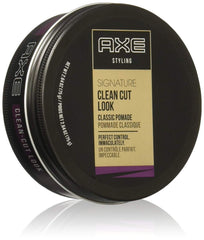 AXE Refined Clean Cut pomade tin for strong hold and grooming confidence.