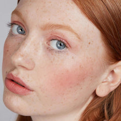Axiology Balmie Trio texture closeup shows creamy glide and semi-matte finish