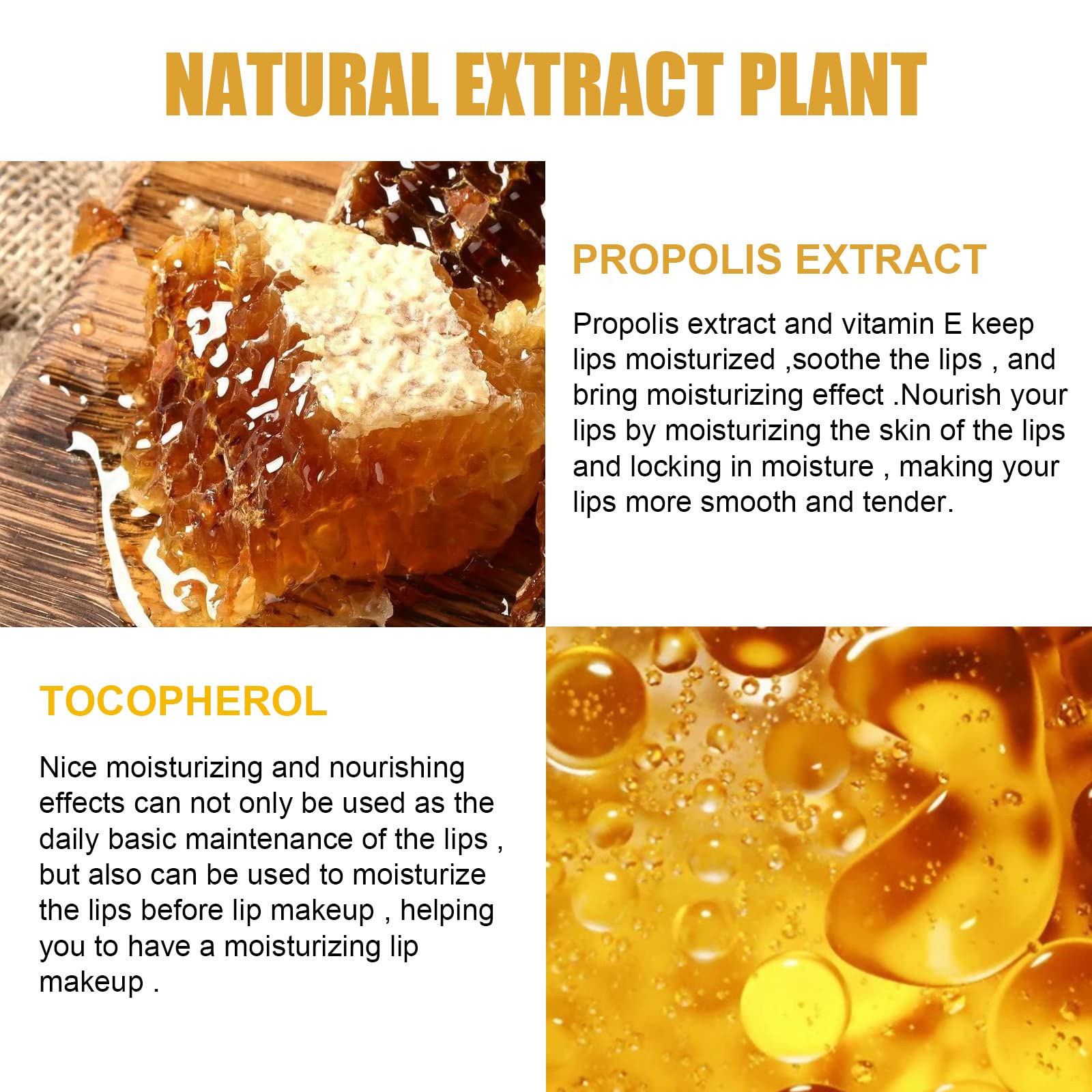 Axnzp propolis-enriched formula softens rough lip skin for smooth lips.