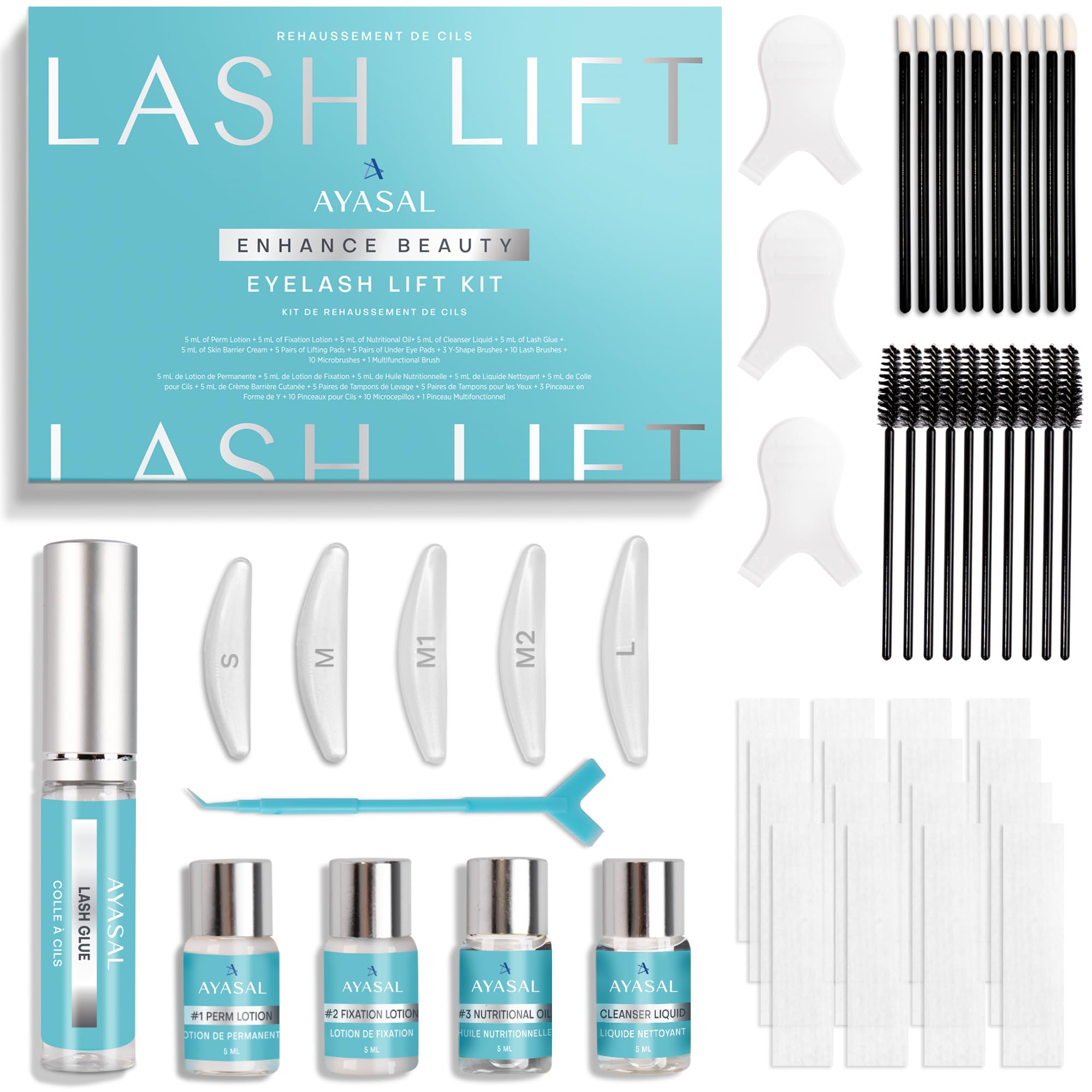 AYASAL Lash Lift Kit packaging—beginner-friendly at-home solution.