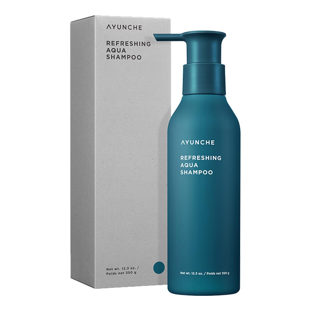 AYUNCHE Refreshing Shampoo bottle showing oil control for a refreshed scalp