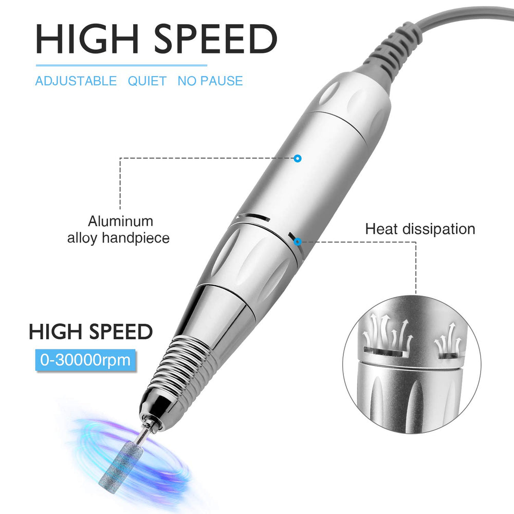 AZ GOGO aluminum handpiece enhances heat dissipation for cooler, lighter operation.