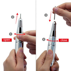 AZ GOGO handpiece chuck lock/unlock for safer high-speed operation.