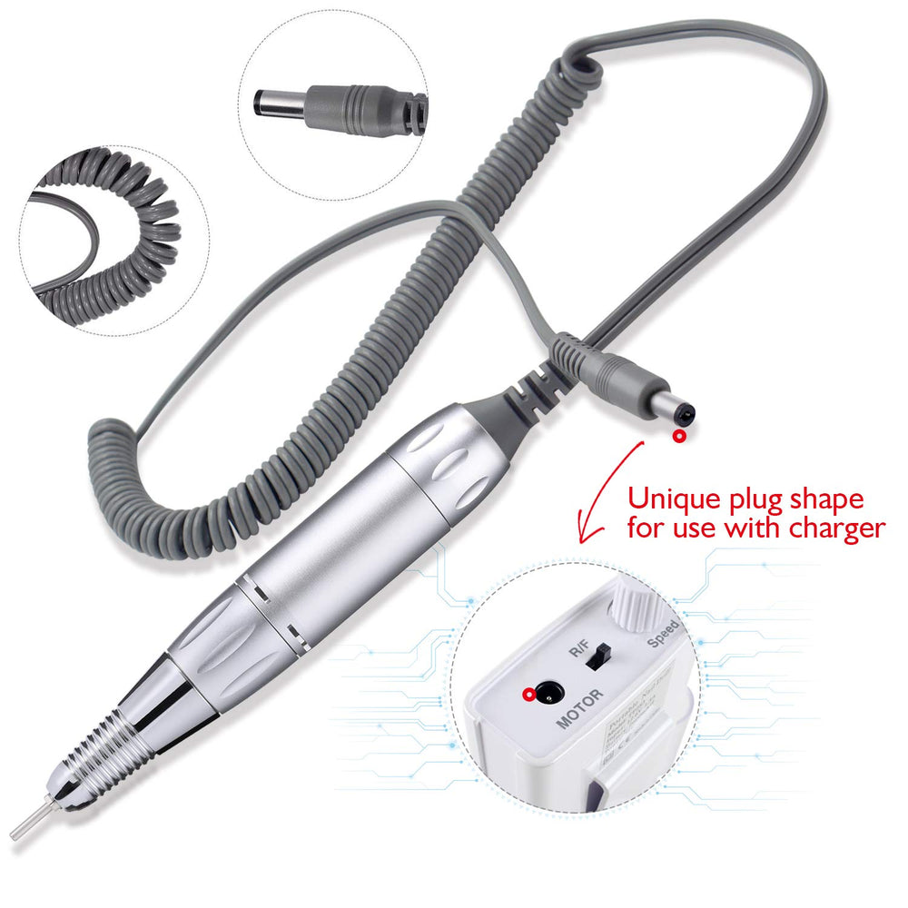 AZ GOGO handpiece speed control from 0 to 30000 rpm for precise nail art.