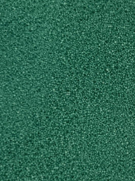 AZBB Jojoba beads green closeup for exfoliating scrubs and soaps.