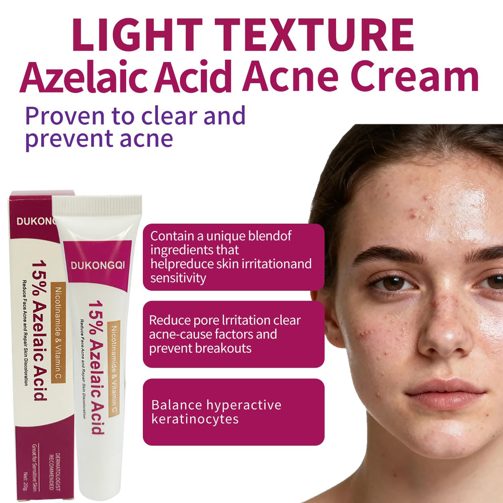 Azelaic Acid Serum box packaging showcases premium skincare for everyday use.