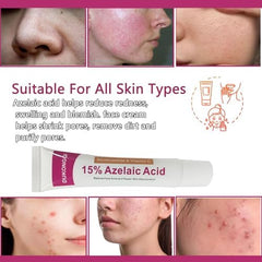 Pores appear cleaner as the serum absorbs into skin.