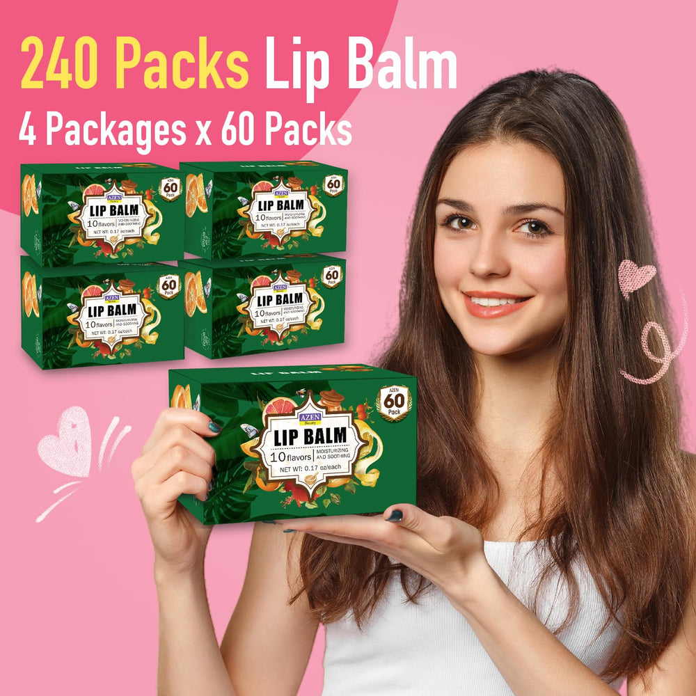 AZEN Christmas gift pack lip balm display